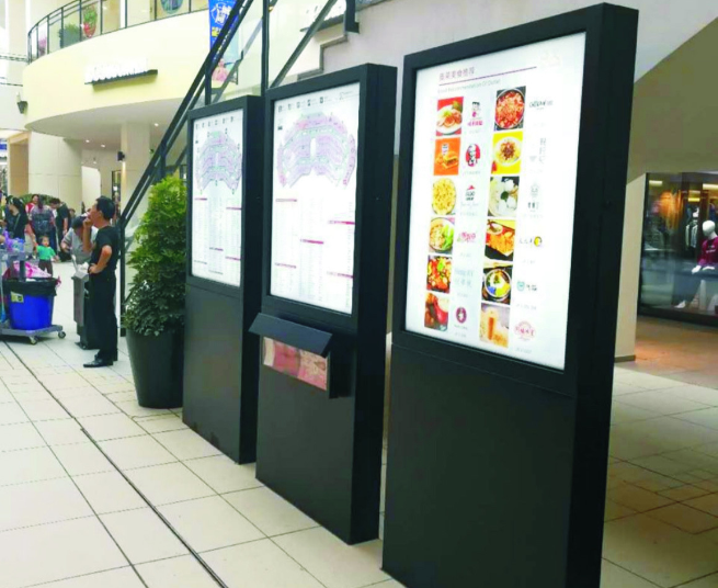 商场吊牌立牌灯箱